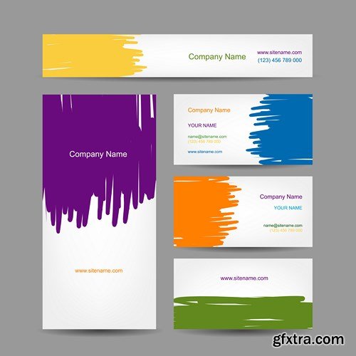 Design Cards of the Company, 25xEPS