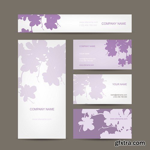 Design Cards of the Company, 25xEPS