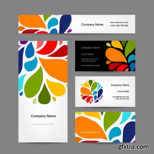 Design Cards of the Company, 25xEPS