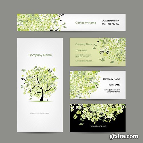 Design Cards of the Company, 25xEPS