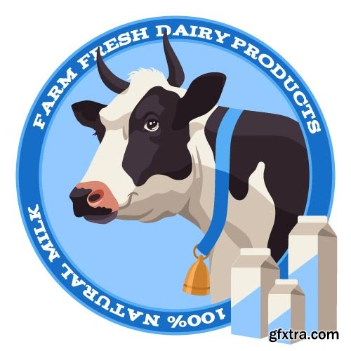 Cow Logos & Designs 25xEPS