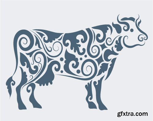 Cow Logos & Designs 25xEPS