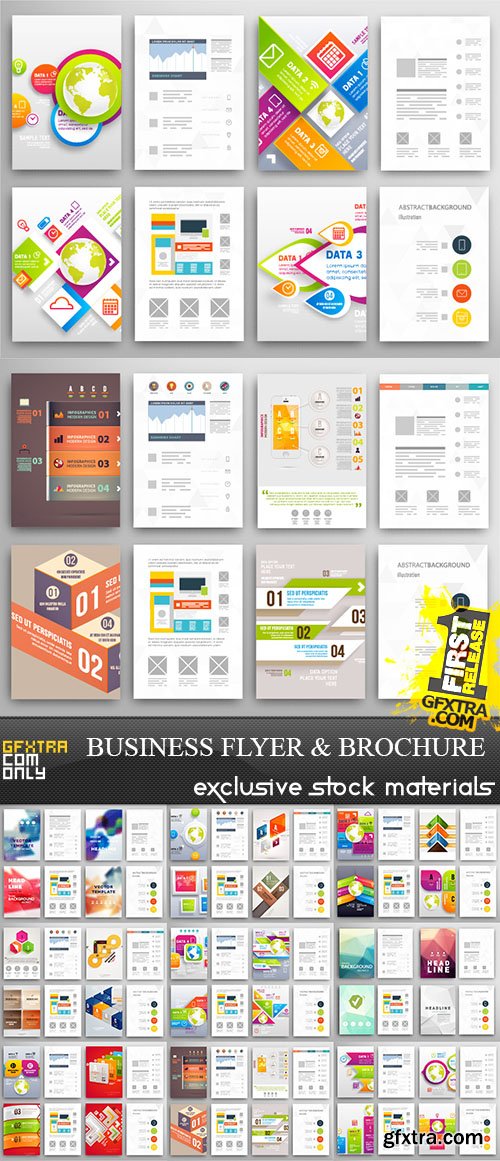 Big Collection of Businesss of Flyers and Brochures, 25xEPS