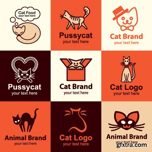 Cat Logos 25xEPS