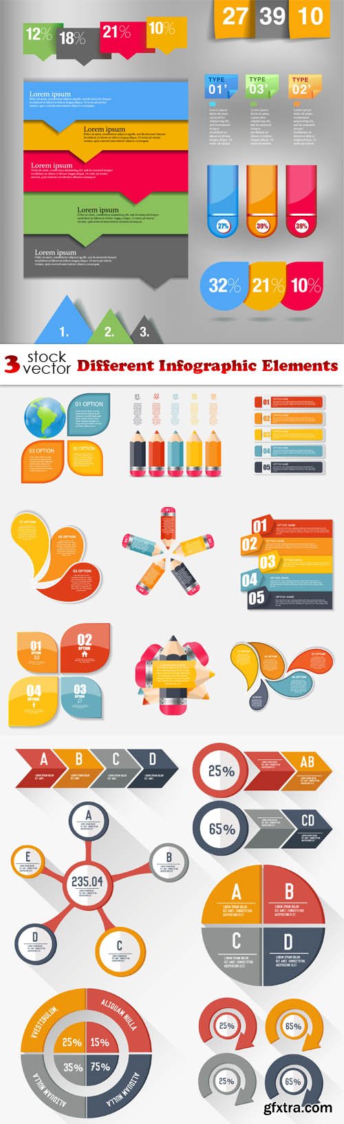 Vectors - Different Infographic Elements