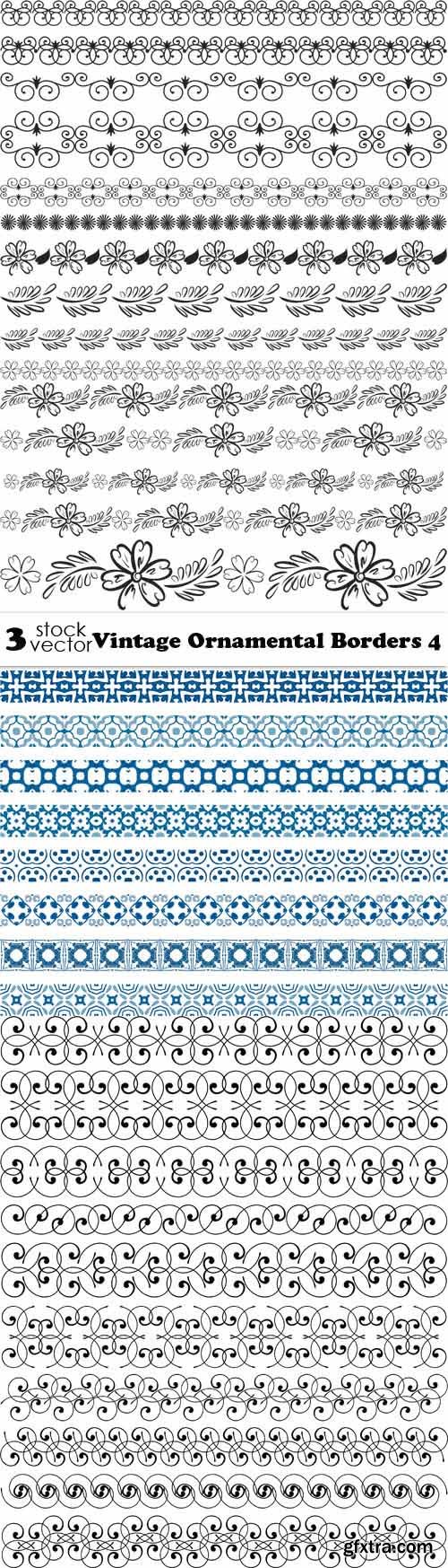 Vectors - Vintage Ornamental Borders 4