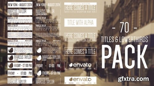 Videohive - 70 Hipster Titles & Lowerthirds 9257461
