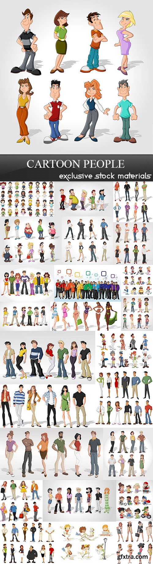 Cartoon People Collection, 25xEPS