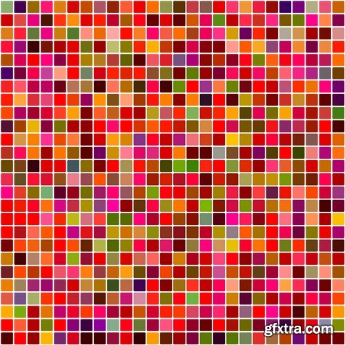 Stock Vectors - Pixel background 2, 25xEPS