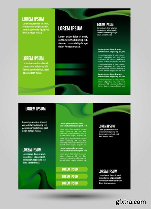 Trifold Brochure Template Vector Pack