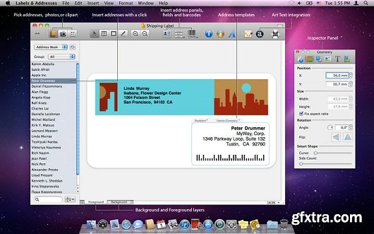 BeLight Labels and Addresses 1.6.9 Multilingual MacOSX