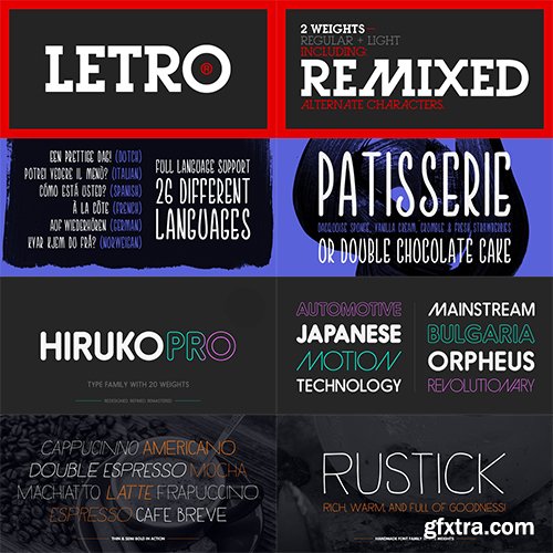 CreativeMarket Entire Shop Bundle 148 Fonts $148