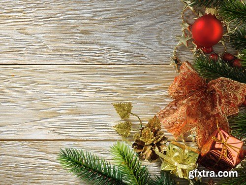 Christmas Wooden Backgrounds, 30xUHQ JPEG