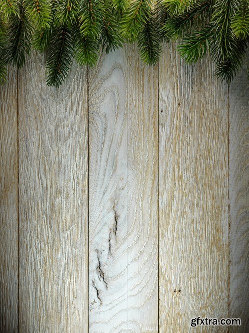 Christmas Wooden Backgrounds, 30xUHQ JPEG