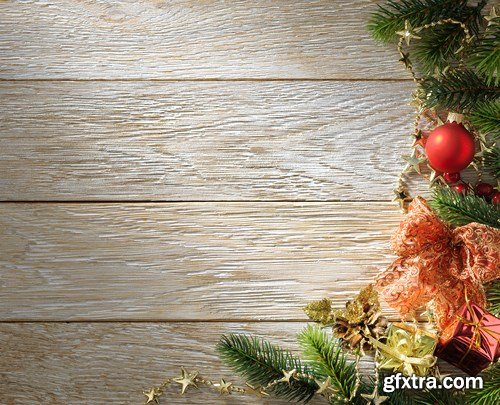 Christmas Wooden Backgrounds, 30xUHQ JPEG