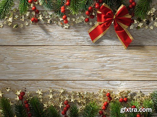 Christmas Wooden Backgrounds, 30xUHQ JPEG