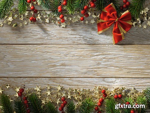 Christmas Wooden Backgrounds, 30xUHQ JPEG