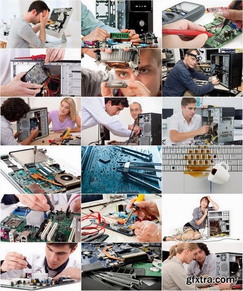 Collection of images of computer repairs 25 UHQ Jpeg