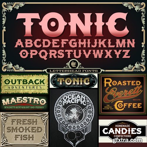 LHF Tonic Font Family $53