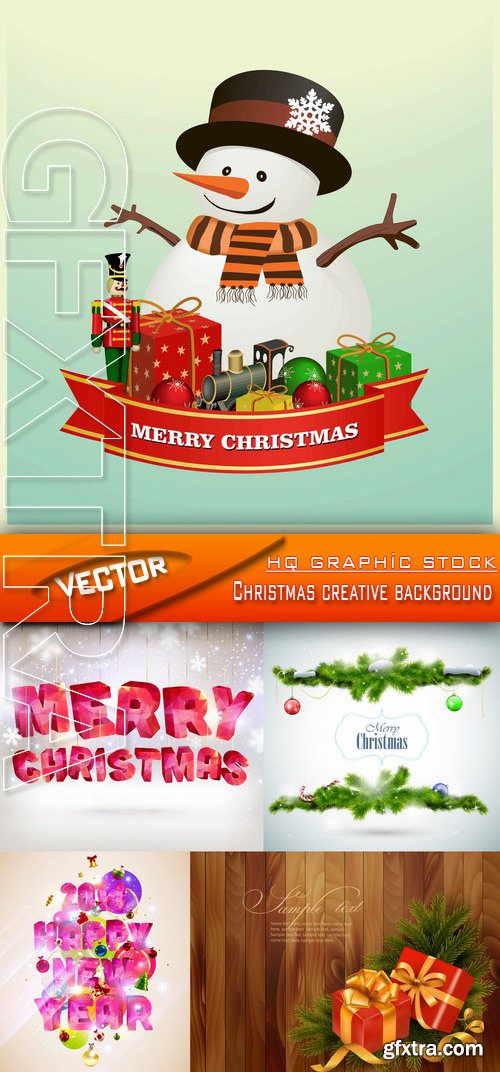 Stock Vector - Christmas creative background