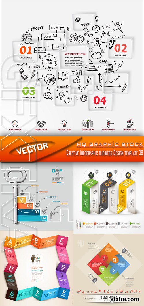 Stock Vector - Creative Infographic business Design template 38