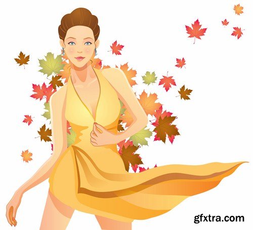 Girl Collection - 30 Vector