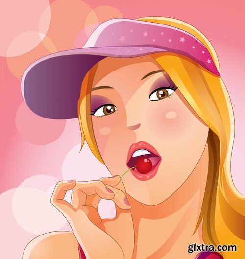 Girl Collection - 30 Vector