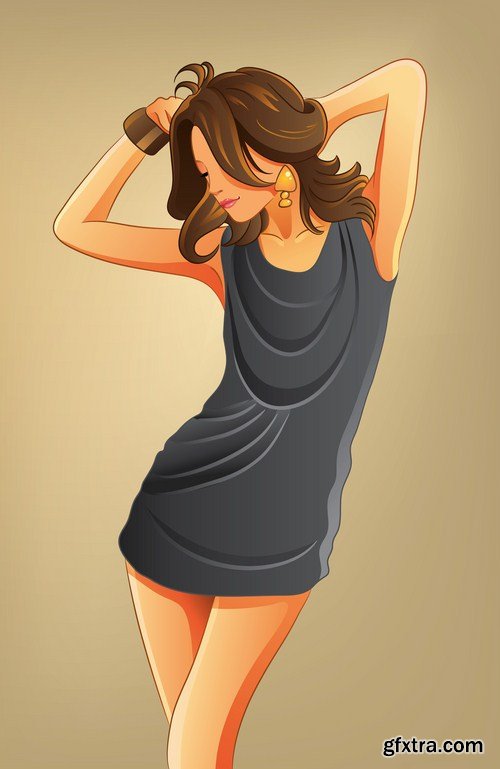 Girl Collection - 30 Vector