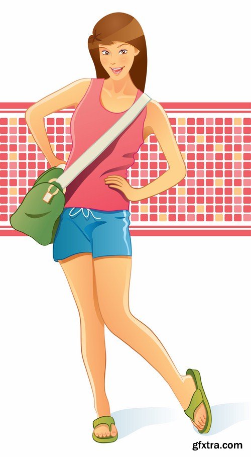 Girl Collection - 30 Vector