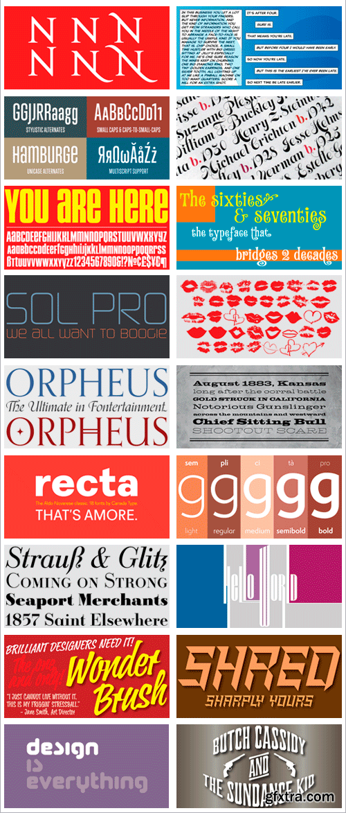 225 Font Families from Canada Type