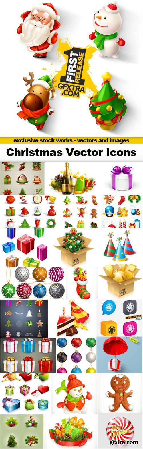 Christmas Icons - 25x EPS