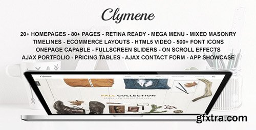 ThemeForest - Clymene - Multipurpose HTML5 Template - RIP