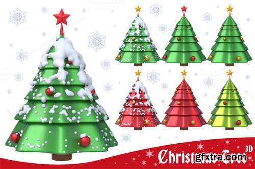 Christmas Tree 3D Set 1