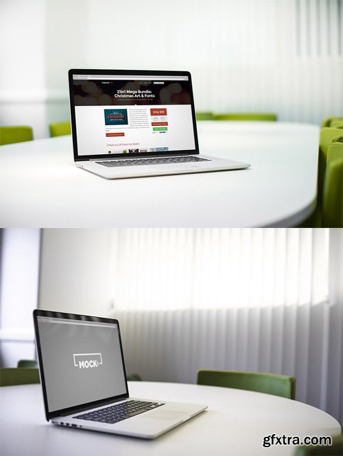 2 MacBook Mock-ups PSD