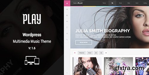 ThemeForest - Nillplay v1.6 - Multimedia Music, Video, Event Magazine