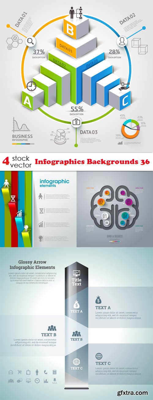 Vectors - Infographics Backgrounds 36