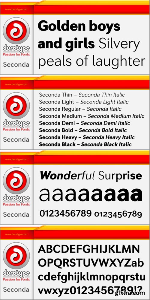 Seconda Font Family $279