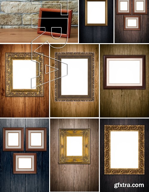 Stock Photos - Frames, 25xJPG