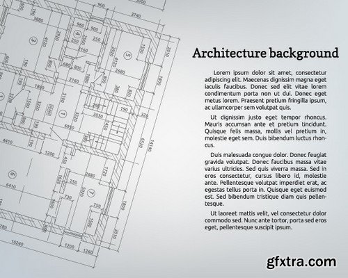 Stock Vectors - Architectural background 3, 25xEPS