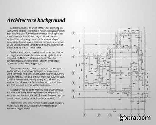 Stock Vectors - Architectural background 3, 25xEPS