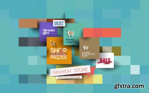 Fashion Store Flyer Vectors 25xEPS