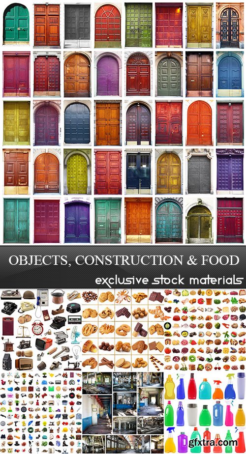 Objects, Construction and Food, 25xUHQ JPEG