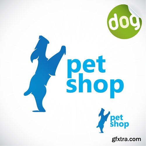 Cat & Dog Petshop Logos 2, 25xEPS