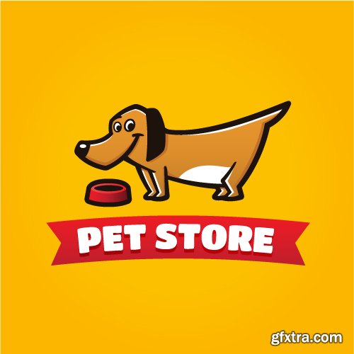 Cat & Dog Petshop Logos 2, 25xEPS