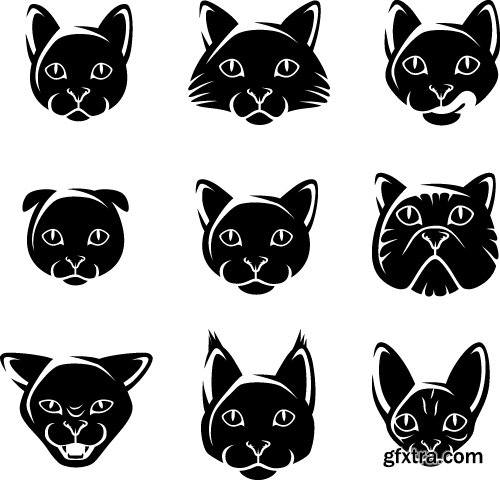 Cat & Dog Petshop Logos 2, 25xEPS