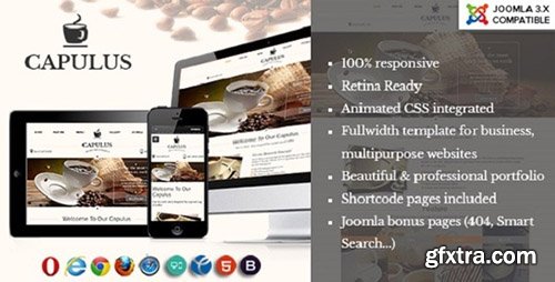 ThemeForest - Noo Capulus - A Multi Purposes Coffee Style Joomla 3.x Theme