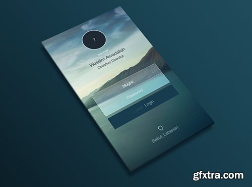 PSD Mock-Up - Perspective App Design