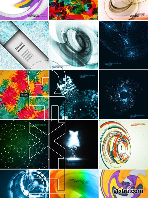 Stock Vectors - Abstract Background 5, 25xEPS