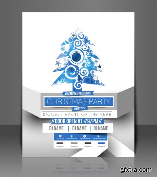 Christmas Party Flyers 25xEPS