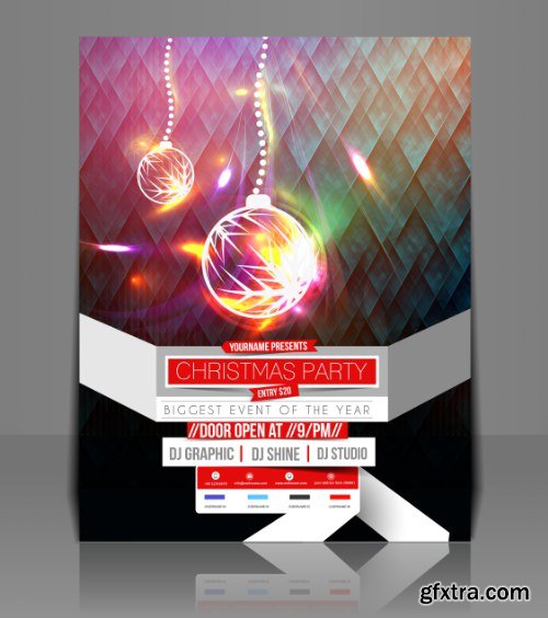 Christmas Party Flyers 25xEPS